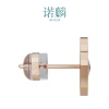NOLYN Plum Blossom Series Graceful Earrings, original and niche design of White mother-of-pearl, gentle plum blossom stud accessories, earrings and stud accessories Specification image